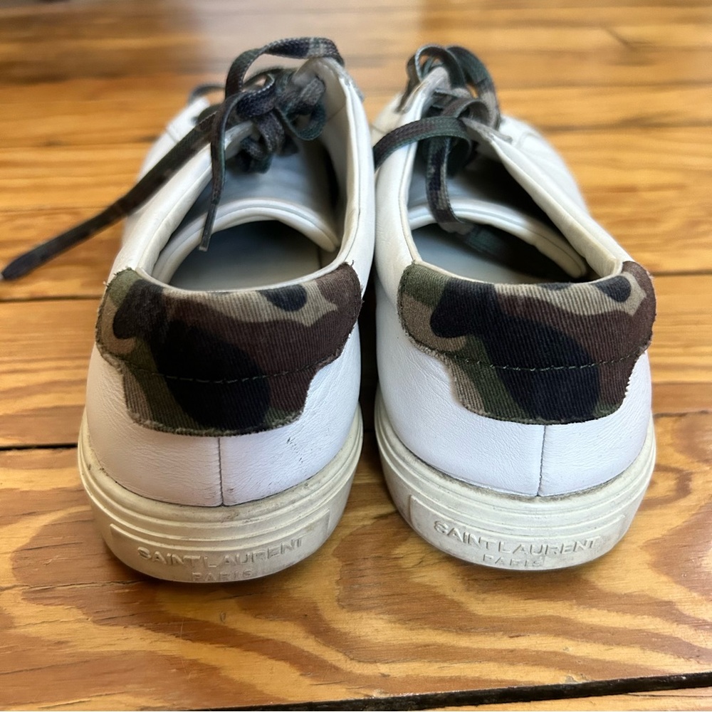 Saint Laurent Andy Sneaker ‘White Camo’ - Picture 3 of 5